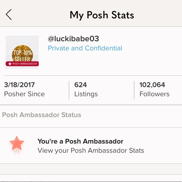 😍Shop with Confidence!POSH AMBASSADOR ⭐️⭐️⭐️⭐️⭐️ - Picture 3 of 3